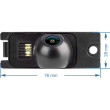 Achteruitrijcamera Volvo S80, S60, V70 en XC70