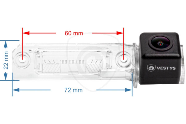 Achteruitrijcamera VW Golf 4 en 5, Passat, Polo, EOS en andere