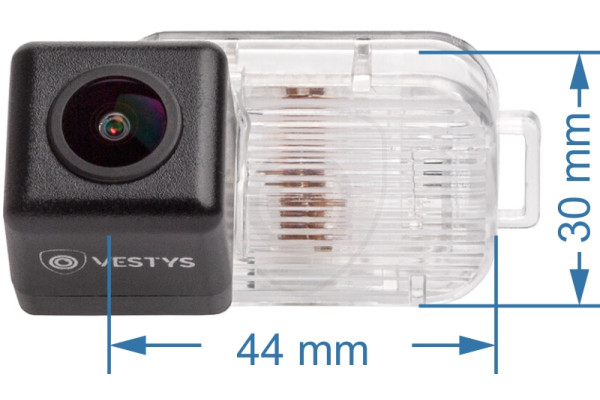 Afmetingen van de achteruitrijcamera voor Mazda 3 en Mazda 6 Afmetingen van de achteruitrijcamera voor Mazda 3 en Mazda 6