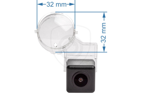 Afmetingen van de achteruitrijcamera voor Suzuki Ignis, SX4, S-Cross en Vitara Afmetingen van de achteruitrijcamera voor Suzuki Ignis, SX4, S-Cross en Vitara