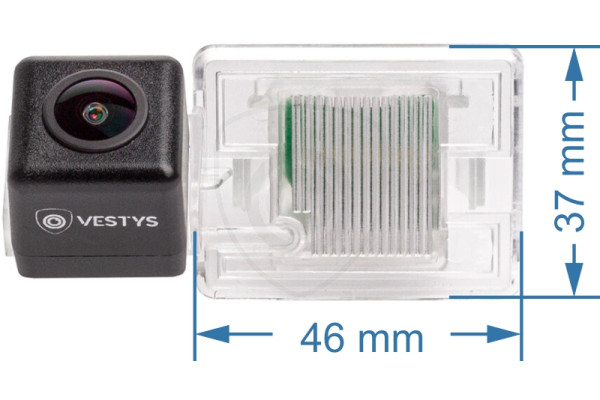 Achteruitrijcamera Mercedes-Benz GLA (X156), A (W176, W177), GLC (W253), C (W205), ML (W166), SLK (R172), Vito