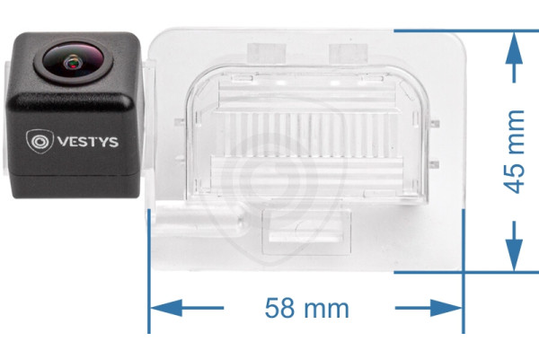 Afmetingen van de Achteruitrijcamera voor Kia Optima Afmetingen van de Achteruitrijcamera voor Kia Optima