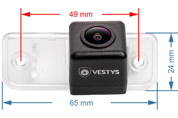 Afmetingen van de Achteruitrijcamera voor Mercedes-Benz E-Klasse (W211) Afmetingen van de Achteruitrijcamera voor Mercedes-Benz E-Klasse (W211)
