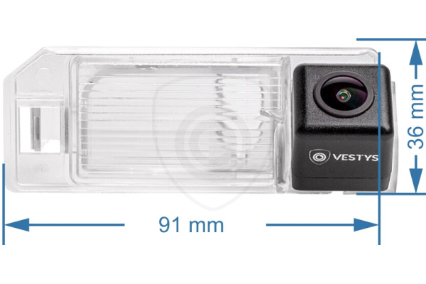 Afmetingen van de achteruitrijcamera voor Citroen C4 Aircross Afmetingen van de achteruitrijcamera voor Citroen C4 Aircross