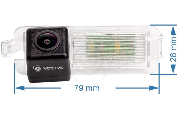 Afmetingen van de achteruitrijcamera voor Jeep Compass Afmetingen van de achteruitrijcamera voor Jeep Compass