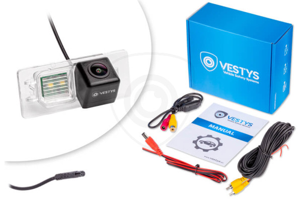 Inhoud van de verpakking van de achteruitrijcamera voor Jaguar XE, XF, E-PACE, F-PACE Inhoud van de verpakking van de achteruitrijcamera voor Jaguar XE, XF, E-PACE, F-PACE