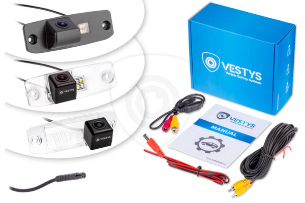 Inhoud van de verpakking van de Achteruitrijcamera voor Kia Ceed, Sportage, Carens en andere Inhoud van de verpakking van de Achteruitrijcamera voor Kia Ceed, Sportage, Carens en andere