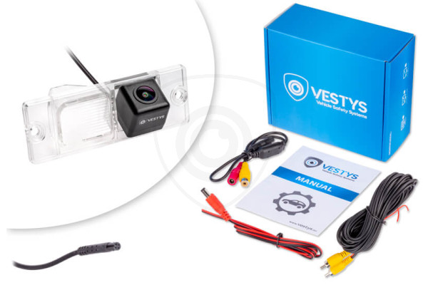 Inhoud van de verpakking van de achteruitrijcamera voor Mitsubishi Pajero Inhoud van de verpakking van de achteruitrijcamera voor Mitsubishi Pajero