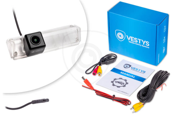 Inhoud van de verpakking van de Achteruitrijcamera voor Mitsubishi Grandis Inhoud van de verpakking van de Achteruitrijcamera voor Mitsubishi Grandis