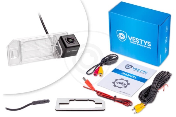 Inhoud van de verpakking van de achteruitrijcamera voor Peugeot 4008 Inhoud van de verpakking van de achteruitrijcamera voor Peugeot 4008