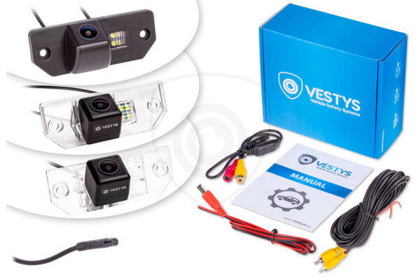 Inhoud van de verpakking van de Achteruitrijcamera voor Ford Focus Mk2, Focus Mk3 en C-Max Inhoud van de verpakking van de Achteruitrijcamera voor Ford Focus Mk2, Focus Mk3 en C-Max