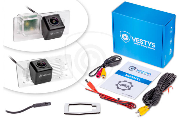 Inhoud van de verpakking van de achteruitrijcamera voor VW Passat, Golf, Sharan, Touran en andere Inhoud van de verpakking van de achteruitrijcamera voor VW Passat, Golf, Sharan, Touran en andere