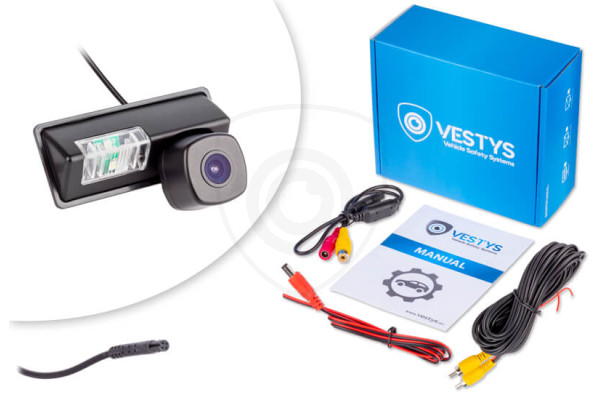 Inhoud van de verpakking van de achteruitrijcamera voor Suzuki SX4 Sedan Inhoud van de verpakking van de achteruitrijcamera voor Suzuki SX4 Sedan