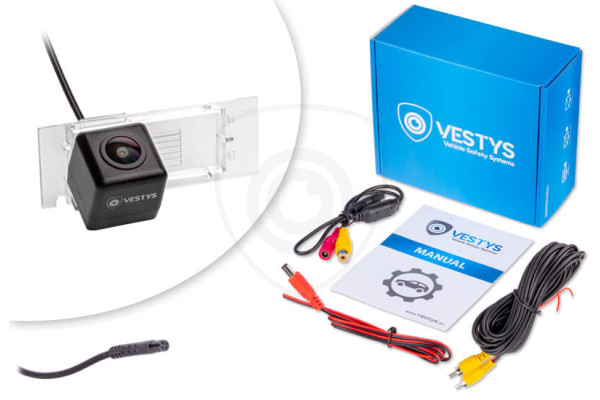 Inhoud van de verpakking van de Achteruitrijcamera voor Smart ForTwo, ForFour en Mercedes-Benz Citan Inhoud van de verpakking van de Achteruitrijcamera voor Smart ForTwo, ForFour en Mercedes-Benz Citan