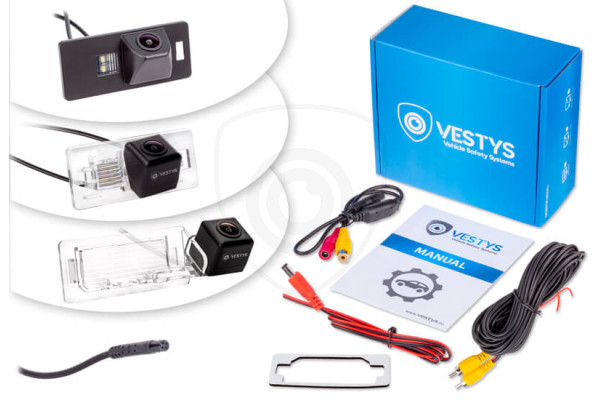 Achteruitrijcamera Škoda Fabia, Yeti, Superb 2 Combi 1999, 2000, 2001, 2002, 2003, 2004, 2005, 2006, 2007, 2008, 2009, 2010, 2011, 2012, 2013, 2014