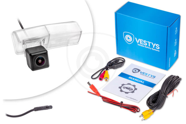 Achteruitrijcamera Toyota RAV4, C-HR en Prius 3 2013, 2014, 2015, 2016, 2017, 2018