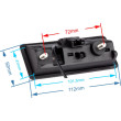 Achteruitrijcamera in de kofferbakgreep voor Audi A3, A4, A5, A6, Q3, Q5, Q7 2007, 2008, 2009, 2010, 2011, 2012, 2013, 2014, 2015, 2016, 2017, 2018, 2019