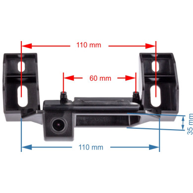 Fiat Achteruitrijcamera - Kofferbakhandgreep