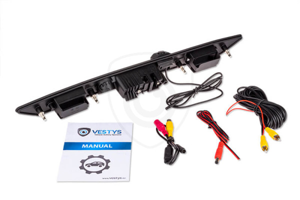 Inhoud van de verpakking - achteruitrijcamera Audi voor de handgreep van de achterklep, videokabel, aansluitinstructies, voedingskabel, adapter Inhoud van de verpakking - achteruitrijcamera Audi voor de handgreep van de achterklep, videokabel, aansluitinstructies, voedingskabel, adapter
