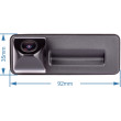 Achteruitrijcamera in de kofferbakgreep voor Škoda Octavia 2