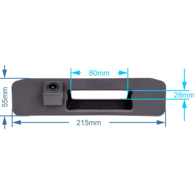 Mercedes-Benz Achteruitrijcamera - Kofferbakgreep Model 1