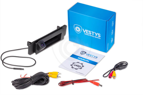 Inhoud van de verpakking - Achteruitrijcamera Mercedes-Benz Model 2 voor de handgreep van de achterklep, videokabel, aansluitinstructies, stroomkabel, adapter Inhoud van de verpakking - Achteruitrijcamera Mercedes-Benz Model 2 voor de handgreep van de achterklep, videokabel, aansluitinstructies, stroomkabel, adapter