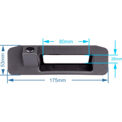 Mercedes-Benz Achteruitrijcamera - Kofferbakgreep Model 3