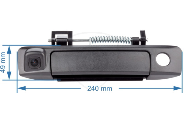 Achteruitrijcamera in kofferbakgreep voor Ford Ranger (2011 - 2015)