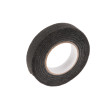 Zwarte textieltape voor elektrische installatie en bekabeling – 15 mm × 10 m