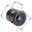Verzonken achteruitrijcamera UNI-DRILL