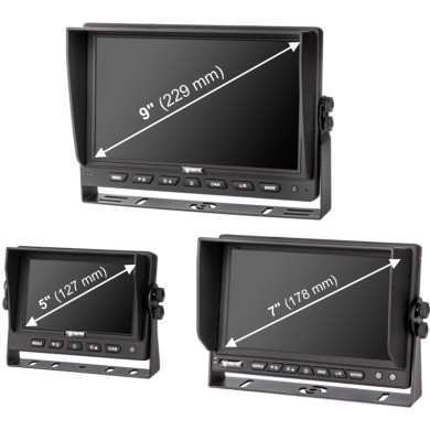 Wifi draadloze set AHD-camera 1 tot 4 stuks + monitor 5″ / 7″ / 9″