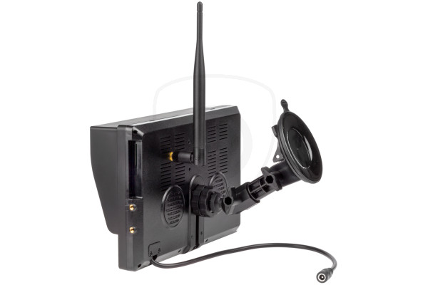 Draadloze wifi AHD-set voor bedrijfsvoertuigen met camera en zonnepaneellading evenals magnetische bevestiging
