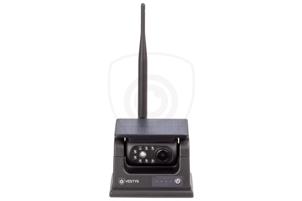 Draadloze wifi AHD-set voor bedrijfsvoertuigen met camera en zonnepaneellading evenals magnetische bevestiging