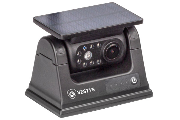 Draadloze wifi AHD-set voor bedrijfsvoertuigen met camera en zonnepaneellading evenals magnetische bevestiging