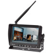 Draadloze wifi AHD-set voor bedrijfsvoertuigen met camera en zonnepaneellading evenals magnetische bevestiging