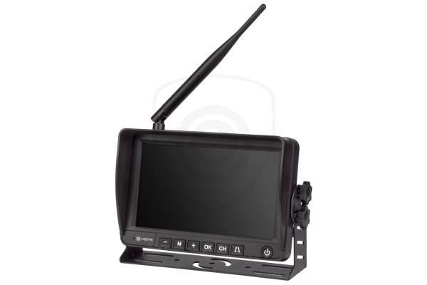 Draadloze wifi AHD-set voor bedrijfsvoertuigen met camera en zonnepaneellading evenals magnetische bevestiging
