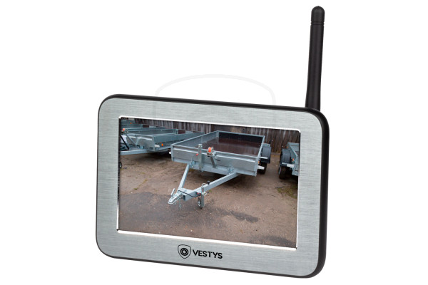 Draadloze wifi AHD-set voor bedrijfsvoertuigen met camera en zonnepaneellading evenals magnetische bevestiging