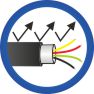 Afgeschermde kabels voor de achteruitrijcamera