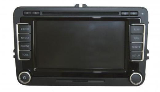 Monitor Volkswagen RNS510 en Škoda Columbus