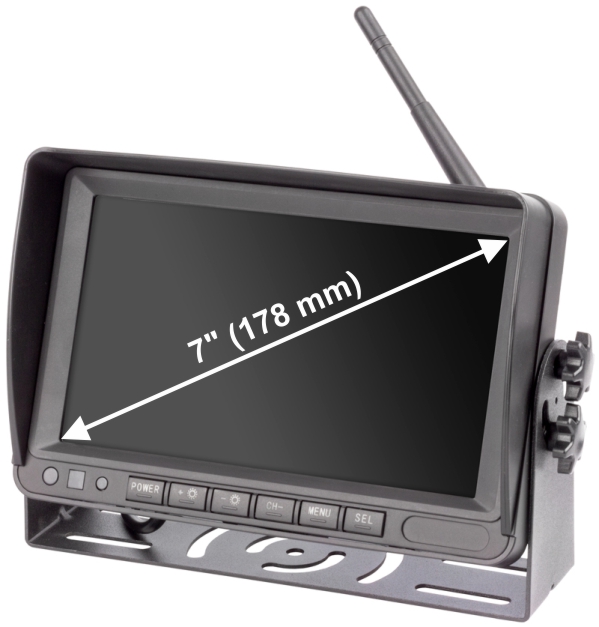 camera voor heftruck. wifi, draadloze set, Vestys Forky